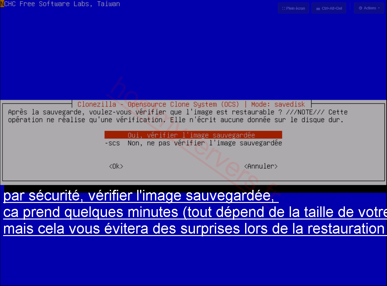 Saved image verification